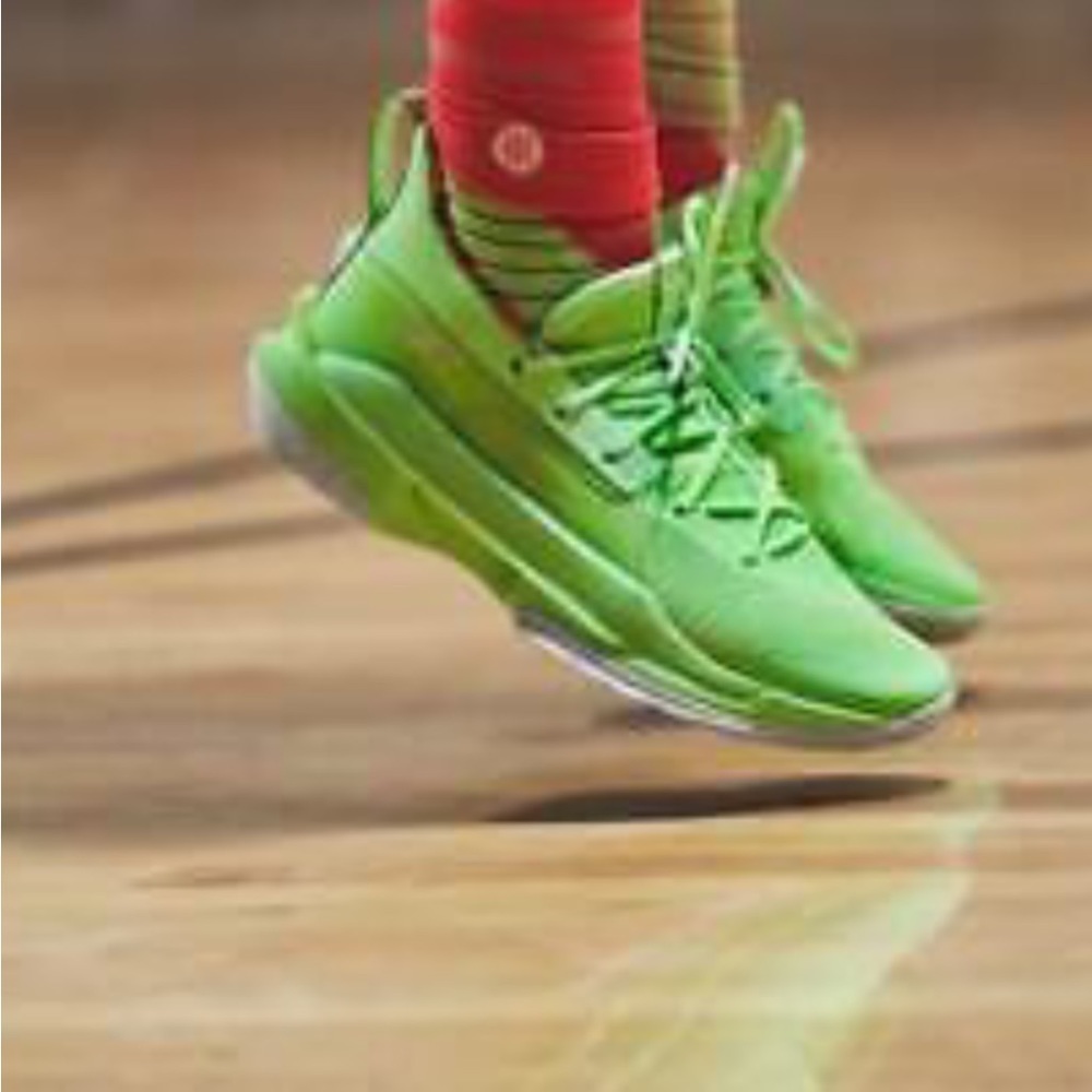 Under Armour x Stephen Curry 7 Sour Patch Kids Youth Lime Green Basketball Shoes - Picture 16 of 16